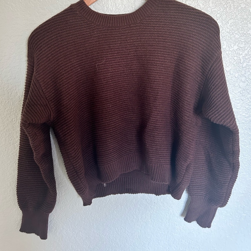 cropped sweater